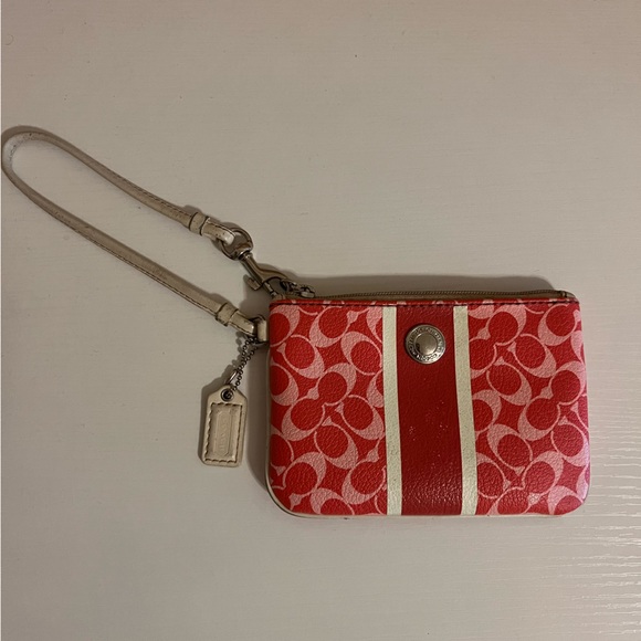 Coach Pink Wristlet - Picture 2 of 4